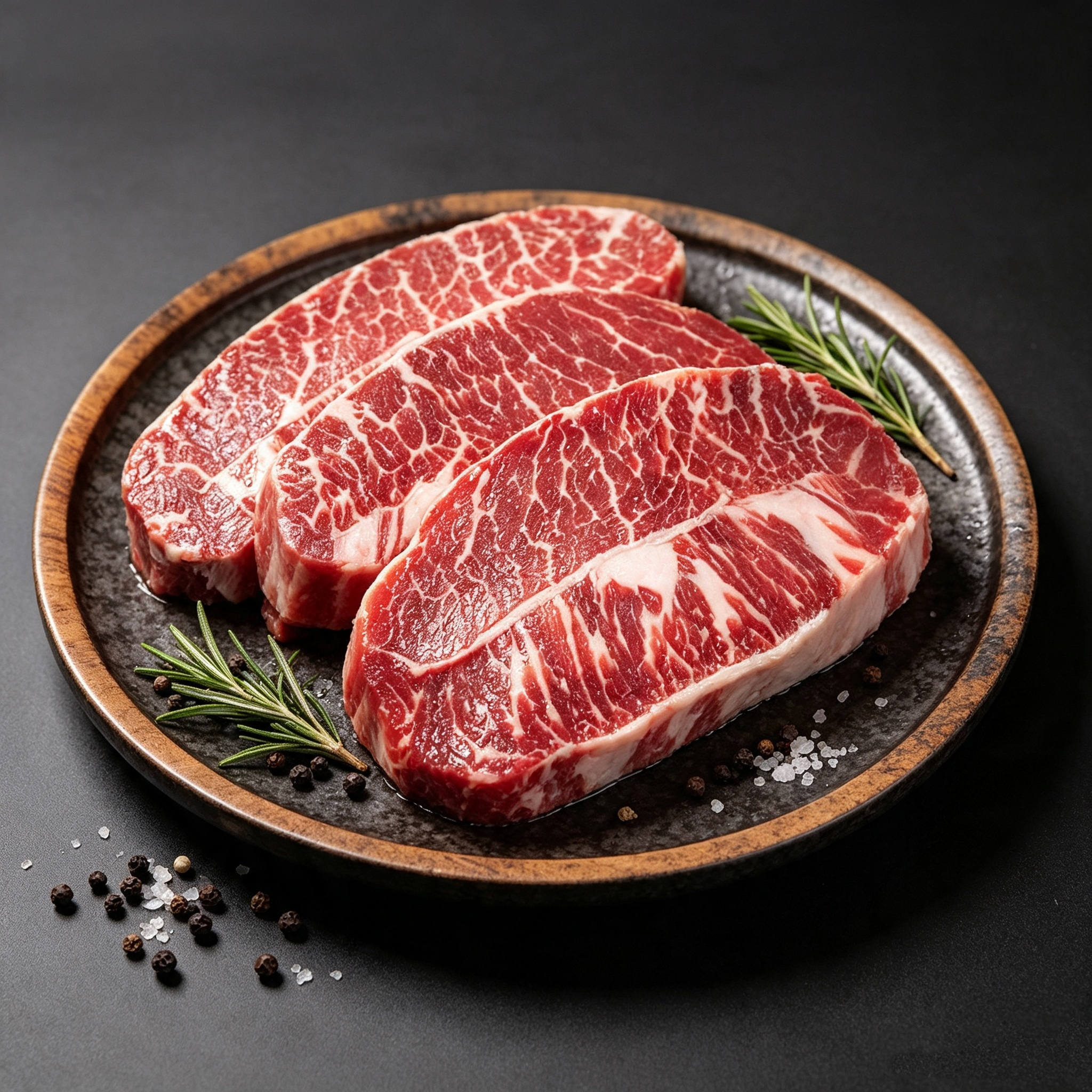 Original-cut Marble Beef Steak